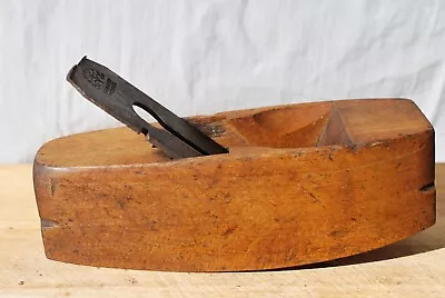 Antique L & I J White Wood Coffin Smoothing Plane W/cast Steel Warranted Blade • $22.95