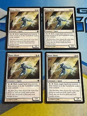 Magic The Gathering MTG Worldwake RUIN GHOST X4 • $1.75