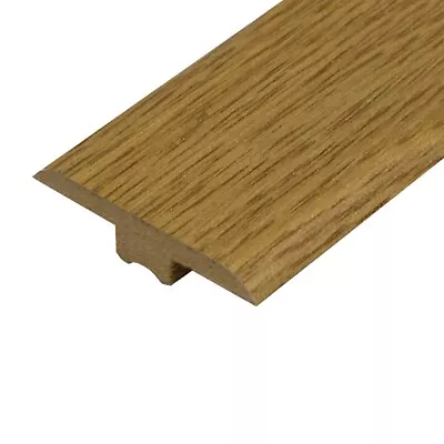 Laminate Floor MDF T Section Transition Bar Profile Threshold Strip OILED OAK • £1.99