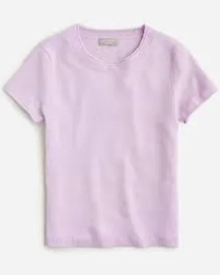 NWOT New J Crew Relaxed Cashmere T-shirt Size M Pink • $59