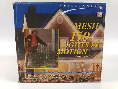 Vintage Christmas 150 Miniature String Lights In Motion Set In Box 8 Functions • $24.95