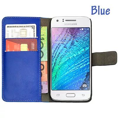 Leather Flip Cover Case PU Wallet For Samsung Galaxy S7 & S7 Edge S8 Plus • $8.99