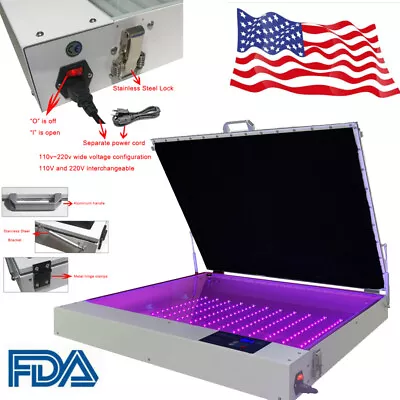 $948.10 • Buy Tabletop Precise 630X830mm 120W Vacuum LED UV Exposure Unit For Screen Pint US