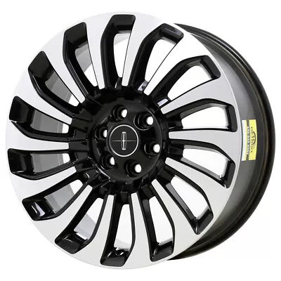 22  Lincoln Navigator Wheel Rim Factory Oem 10499 2022-2024 Machined Black • $895.50