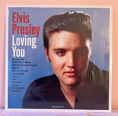 Elvis Loving You.pressed On Blue Translucent 180g Vinyl.with Alternate Cover • $28.45