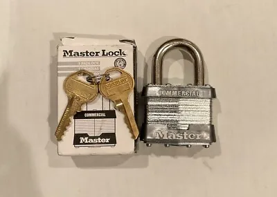 Master Lock Commercial Padlock 81KA Key: 27R52 - Comes With 2 Keys • $11.99