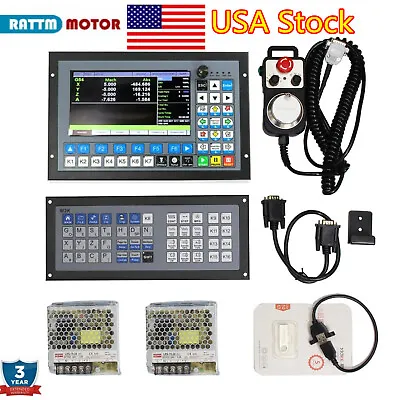 【US】4 Axis/5 Axis Offline Motion CNC Controller DDCS Expert +MPG+Keyboard+24VDC • $559