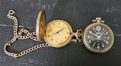 Majestron Pocket Watch Plus 1 More Lot Of 2 See Ad. (TV2) • $7.50