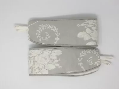 Laura Ashley Josette Dove Grey Handmade Pair Of Curtain Tie Backs Piped Grey • £21.99