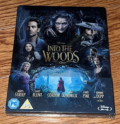 Disney Into The Woods Bluray UK Steelbook NEW • £63.08