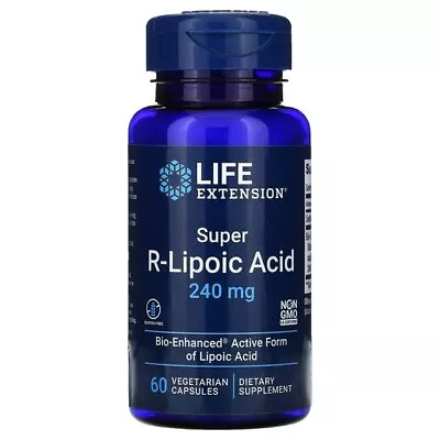 Life Extension Super R-Lipoic Acid 240mg - 60 Vcaps • £52.14