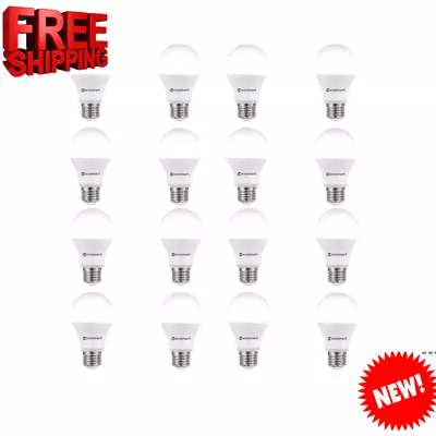60-Watt Equivalent A19 Non-Dimmable LED Light Bulb Soft White (16-Pack) • $21.99
