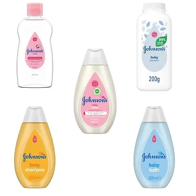 Johnson’s Baby Bath Bundle First Toiletries Pack Infant Starter Set Of 5 • £18.99