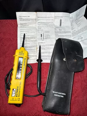 UEi ECT600A Circuit Tester - Requires No Batteries! Case Included! • $66.97