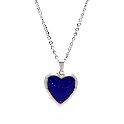 Heart Locket Mood Necklace Pendant Emotion Changing Colors New • $15.27