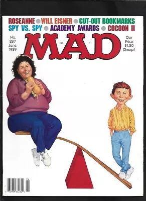 Mad Magazine #287 Fine+  1989 Ec (free Shipping On $15 Order!) • $6.74