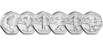 £5 • Buy 2020 Isle Of Man Rupert The Bear 100th Anniversary 50p Coins - Uncirculated