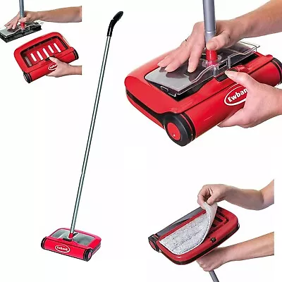 £13.99 • Buy Ewbank Microfibre Hard Floor Sweeper & Duster Lightweight 20cm Wide Manual (RED)
