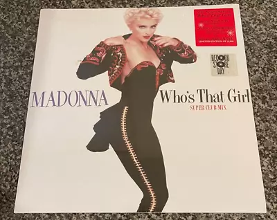 Madonna - Who's That Girl (Super Club Mix) - 2022 RSD Limited Edition Red Vinyl • £29.99