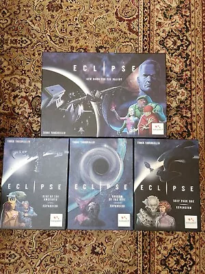 LOT: Eclipse: New Dawn For The Galaxy With 3 Expansions And Plastic Organizer • $130