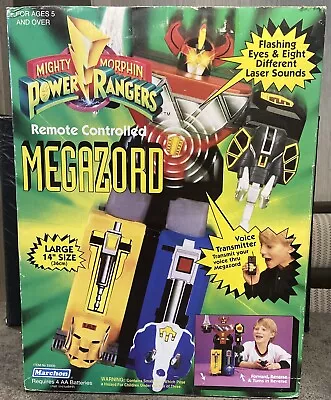 Mighty Morphin Power Rangers Megazord Remote Controlled 1994 Marchon New Sealed • $98.99