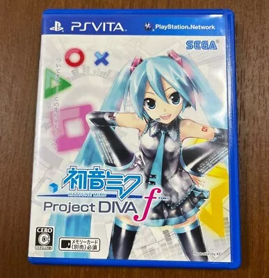 PS Vita Miku Hatsune Project DIVA- F PlayStation Vita Tested Used Japanese Games • $11.95