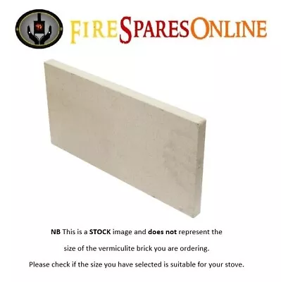 Rear Stove Fire Brick Compatible With Aarrow Ecoburn 5 - 280mm X 170mm X 25mm • £18.69