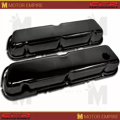 Fits 1986-1995 Ford 302 5.0L Fox-Body Mustang Steel Valve Covers Black • $60.69