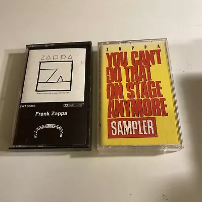 2 Frank Zappa Ship Arriving Too Late & You Do That On Stage CASSETTE TAPE 1982 • $19.99