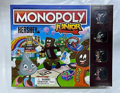 Monopoly Junior Hershey Board Game Special Tokens 2022 Hasbro NEW & Sealed • $49.95