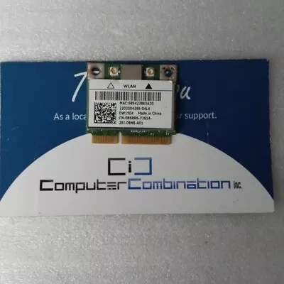 DELL E6430s E6530 HALF MINI PCI-EXPRESS WLAN WIFI CARD 86RR6 086RR6 DW1504  • $12