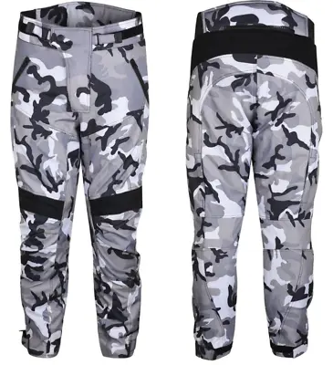 Clearance Sale Motorcycle Motorbike Trouser Pants Camo Armour Waterproof Cordura • £29.99