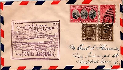 Goldpath: Us Air Mail 1932 U.s.s. Akron Cv494_p20 • $2.02