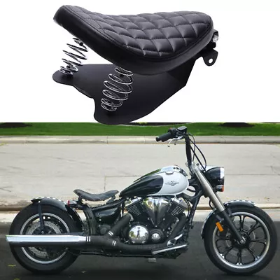 $61.39 • Buy For Yamaha V-Star 250 650 950 1100 1300 Solo Seat Bobber Saddle W/ Base Plate