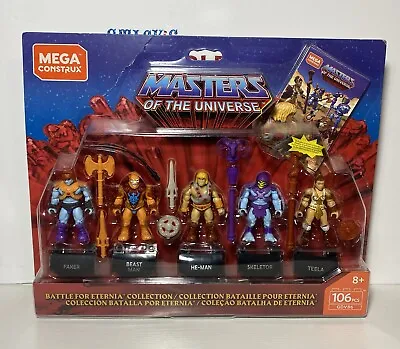 Mega Construx Masters Of The Universe Battle For Eternia 5 Pack MOTU Figures NEW • $16.20