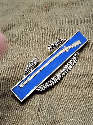 WWII US Army Combat Infantry Badge CIB Sterling Silver Badge Pin • $35