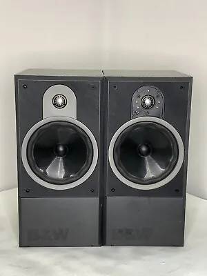 Bowers & Wilkins B&W Series 600i DM610 Black Stereo Bookshelf Speakers READ • $120