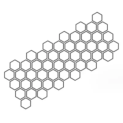 Car Body Black Honeycomb Pattern Sticker Hexagon Vinyl Decal Decor Accessories • $15.20