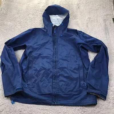 Patagonia Torrentshell Jacket Mens L Blue Full Zip Hooded Rain Coat • $64.88