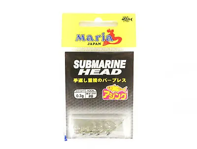 Maria Jig Head Submarine 0.3 Grams  Size 8 (3697) • $10.30