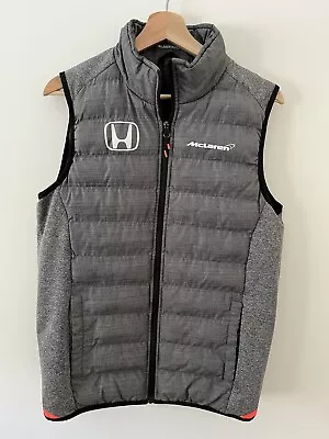 McLaren Honda F1 Formula One Gilet Jacket Puffer Vest Size Small • $79.99