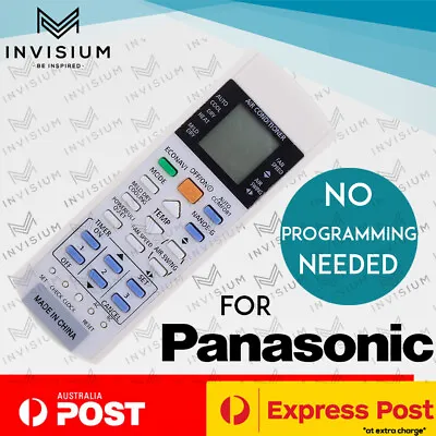 Panasonic Replacement Air Conditioner Remote Model ECONAVI Inverter NANOE-G • $16.50