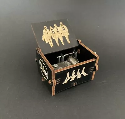 Brand New The Beatles Wooden Music Box Musical Sound Gift • $10