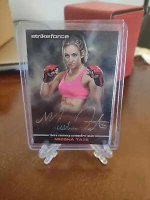 2012 Strike Force Auto Rookie Miesha Tate Fc-mt 65/99 Rare! • $125