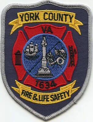 $9.99 • Buy York County Virginia Va Fire Patch