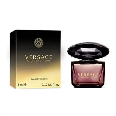 Crystal Noir Versace Mini Women 0.17 Oz 5ml Eau De Toilette Dab-On Splash Nib • $10.54