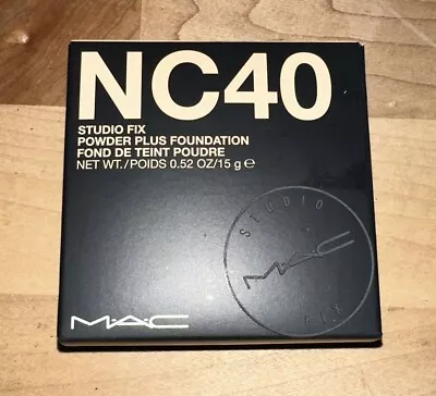 MAC Studio Fix Powder Plus Foundation NC40 Oil Shine Control 0.52 Oz • $30