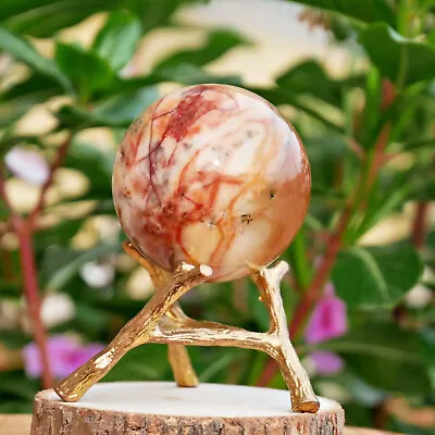 1.7 Natural Mookaite Jasper Colorful Sphere L@@K Free Ship Crystal Prophecy Ball • $19.99