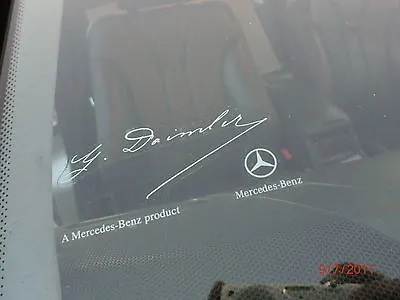 Mercedes-Benz WINDSHIELD STICKER W210 E55 S55 C280 E320 S430 CLK55 CLK430 S430 • $15