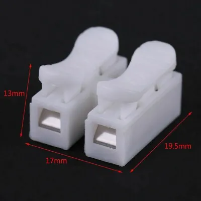 Fast And Easy 30Pcs CH2 Spring Quick Wire Connector Cable Clamp Terminal Block • $6.86